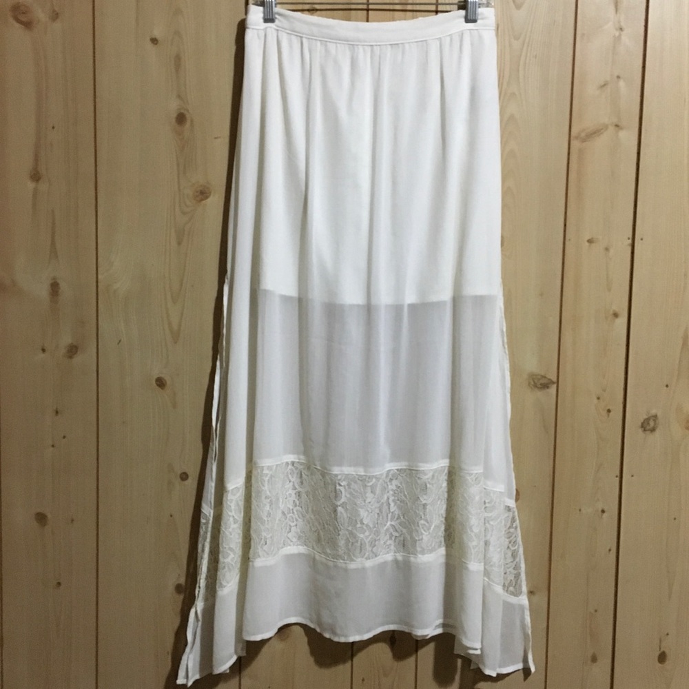 Hollister antique white skirt